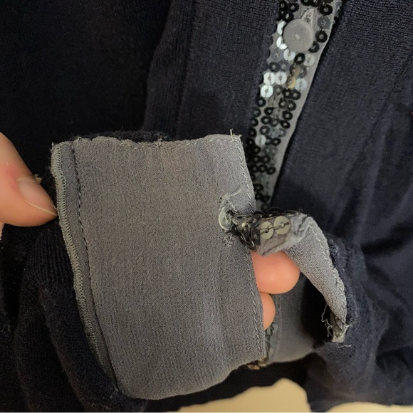 J.Crew Sequin Placket Cardigan - Picture 10 of 14